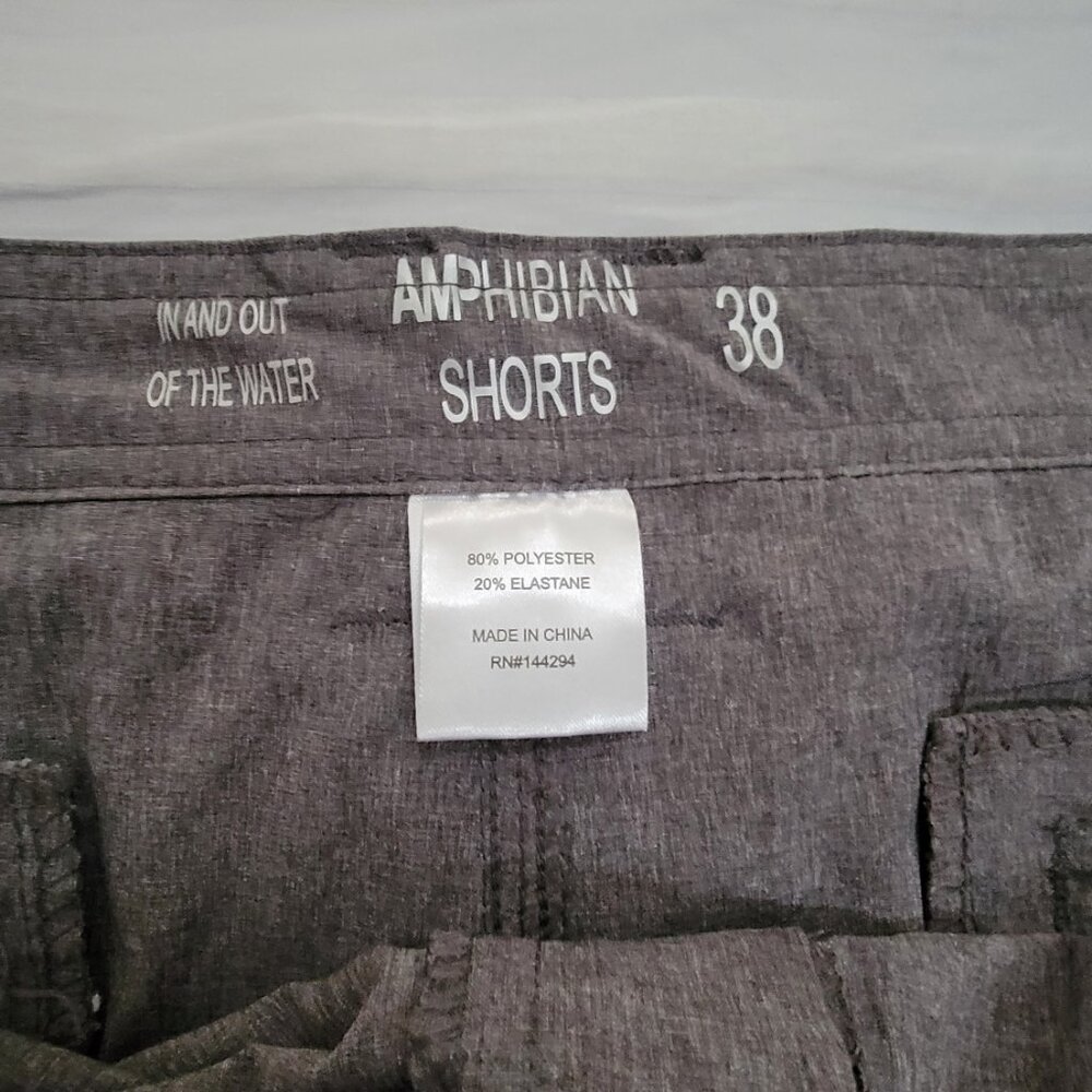 NWT Amphibian Gray Shorts Size 38 - Picture 4 of 5
